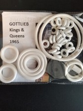 Kit Elastiques Flipper - KINGS & QUEENS - 1965 - GOTTLIEB - Pinball Rubber Kit