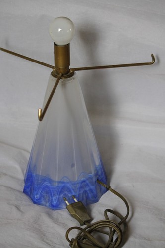 Pied lampe verre vintage - de,