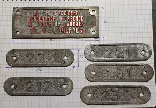 Sncf plaques poste - sncf,