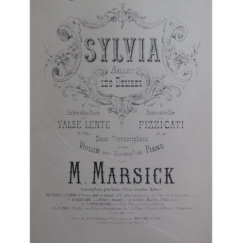 Delibes léo sylvia barcarolle - delibes,
