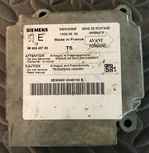 Calculateur air bag - calculateur, peugeot