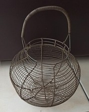 Panier à salade, oeufs en fil
