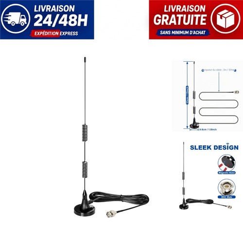 Antenne scanner radio bnc - scanner,