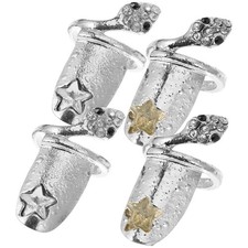  4 Pcs Bague À Ongle