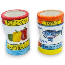 Porte- Louche en Forme De Pot Vintage, Effet Crushed, en Céramique Sic