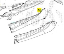 Carène Sous-Pédale Droite Blanche Sym Symphonie ST 125 2024 XL12WY-IT