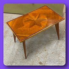 table pieds compas vintage annees 50 / 60 palissandre noyer buis deco