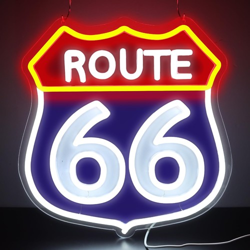 Route neon signs - neon, signs,led