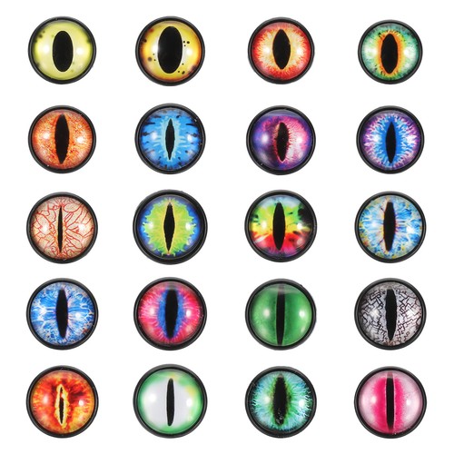 Yeux dragon 20mm 20 - 20, sets