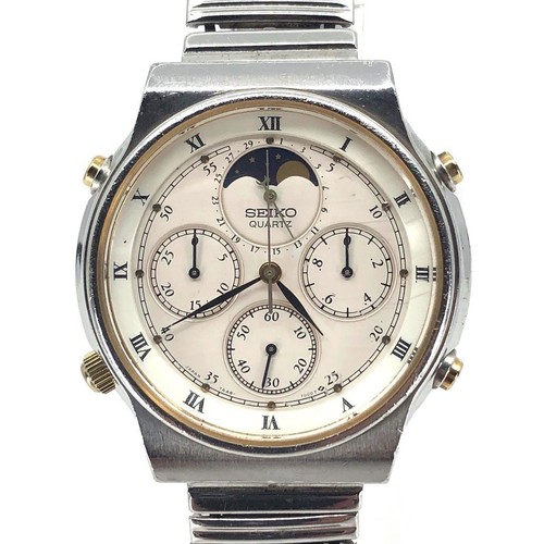 Chronographe seiko moonphase - chronographe,