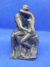 Sculpture en bronze “Le Baiser” d’après Rodin – reproduction française