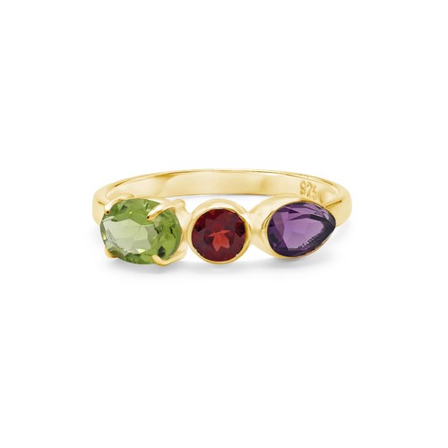 Bague péridot grenat - bague, péridot,