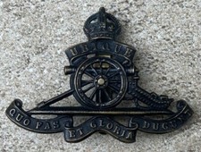 Cap Badge GB WW1 Royal Artillery