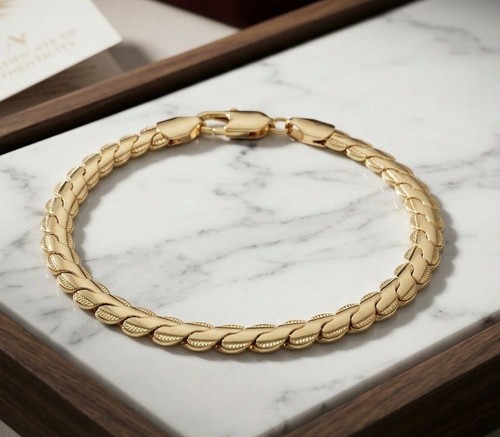 Bracelet maille plate - maille,