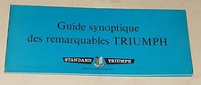 Dépliant publicitaire : Guide synoptique des remarquables TRIUMPH Herald 1200