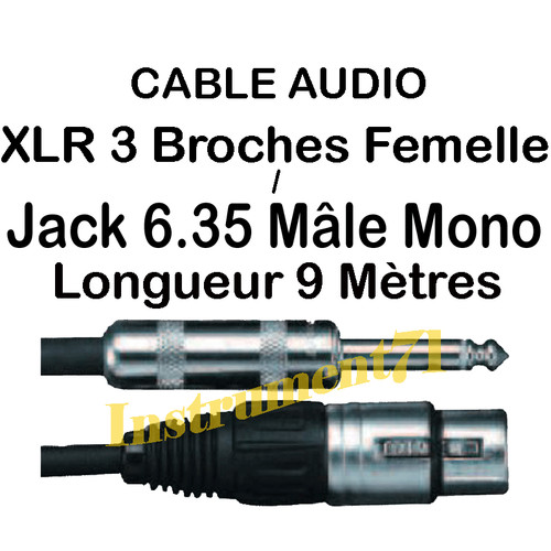 Câble jack mâle mono - câble,