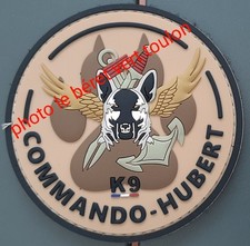 Commando HUBERT K9 Cyno sable Patch PVC Marine ORIGINAL Nageurs de Combat FS