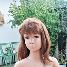 Mannequin enfant réaliste avec socle et tige années 90