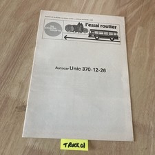 Essai routier Autocar Unic