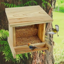 Mangeoire à oiseaux en bois