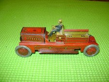 PRE WAR PENNY TOYS CKO KELLERMANN CAMION DE POMPIER REF 200 (1) JOUET ANCIEN