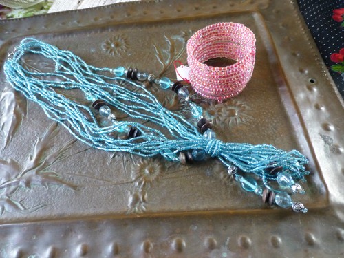 Bracelet perle collier lot - perle,