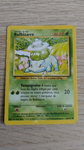 Carte pokemon bulbizarre - fr,