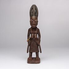 D504 - STATUE FÉMININE YORUBA , ART TRIBAL PREMIER ANCIEN AFRICAIN, NIGERIA