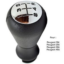 Pommeau 5 Vitesses pour PEUGEOT 206 SW CC 306 Break Cabriolet 2403AP 2403P4