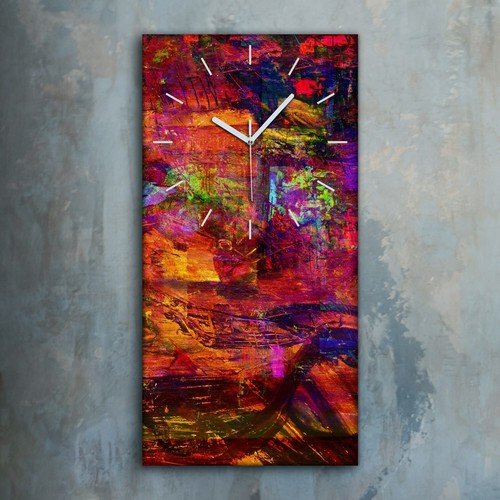 Horloge décorative sur toile