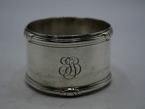 Beau rond serviette argent - serviette,
