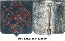 152° Régiment d’Infanterie, écu, épingle sertie, Drago Noisiel 477 (3117)