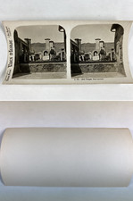 Pompéi, Maison de Marcus Lucretius Fronto, Vintage silver print, ca.1910, Stéréo