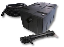 TTSunSun Kit Filtre 60000L avec 36W UV Clarificateur d'étang Tuyau 5m
