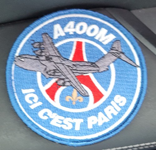 Patch velcro avion a400m - de, l'avion