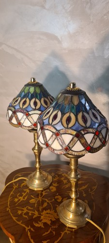 Lot lampes laiton anciennes - laiton,