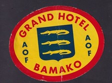 Ancienne  étiquette bagage