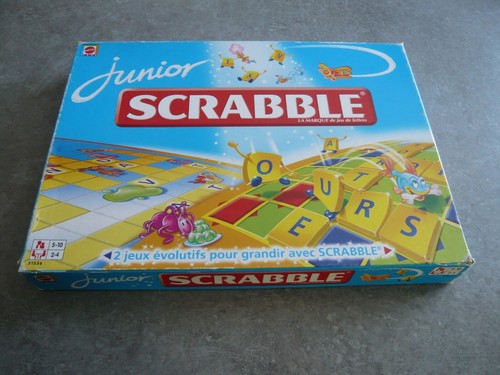 Jeu scrabble junior mattel - jeu,