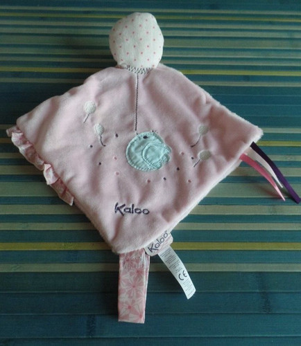 S24 doudou plat - carré, rose