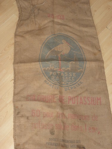 Ancien sac toile - sac, jute