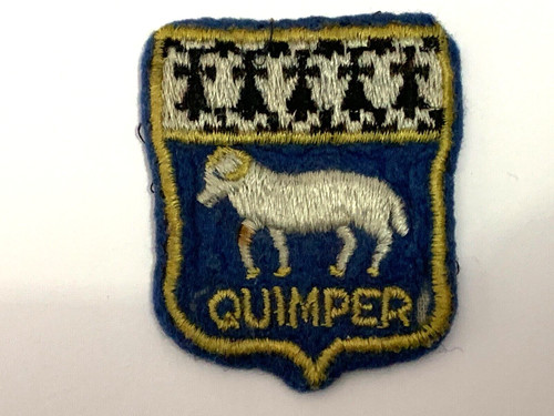 Ancien écusson patch quimper - ancien,