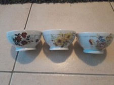 LOT DE 3 BOLS PORCELAINE DE