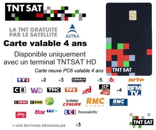Carte tnt sat neuf - tnt, tntsat