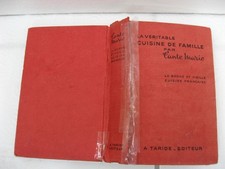 livre ancien la véritable cuisine de famille par tante marie 1958