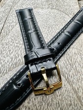 replacement 18mm Omega genuine leather strap for omega Watch