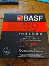 Bande BASF Ferro LH HiFi TP18 - 1098m - 18cm - neuve dans son emballage d'origin