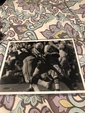 Baltimore Colts Hall Of Fame Jim Parker 8 x 10 Photo Auto COA Tristar