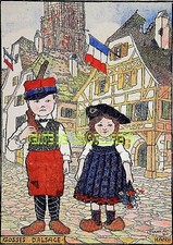 Gosse d'Alsace - 1916 Hansi -