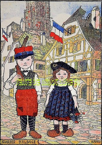 Gosse alsace 1916 hansi - d'alsace,