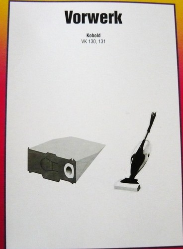 Sacs aspirateur vorwerk - aspirateur,